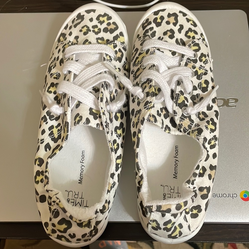 Leopard print sneakers